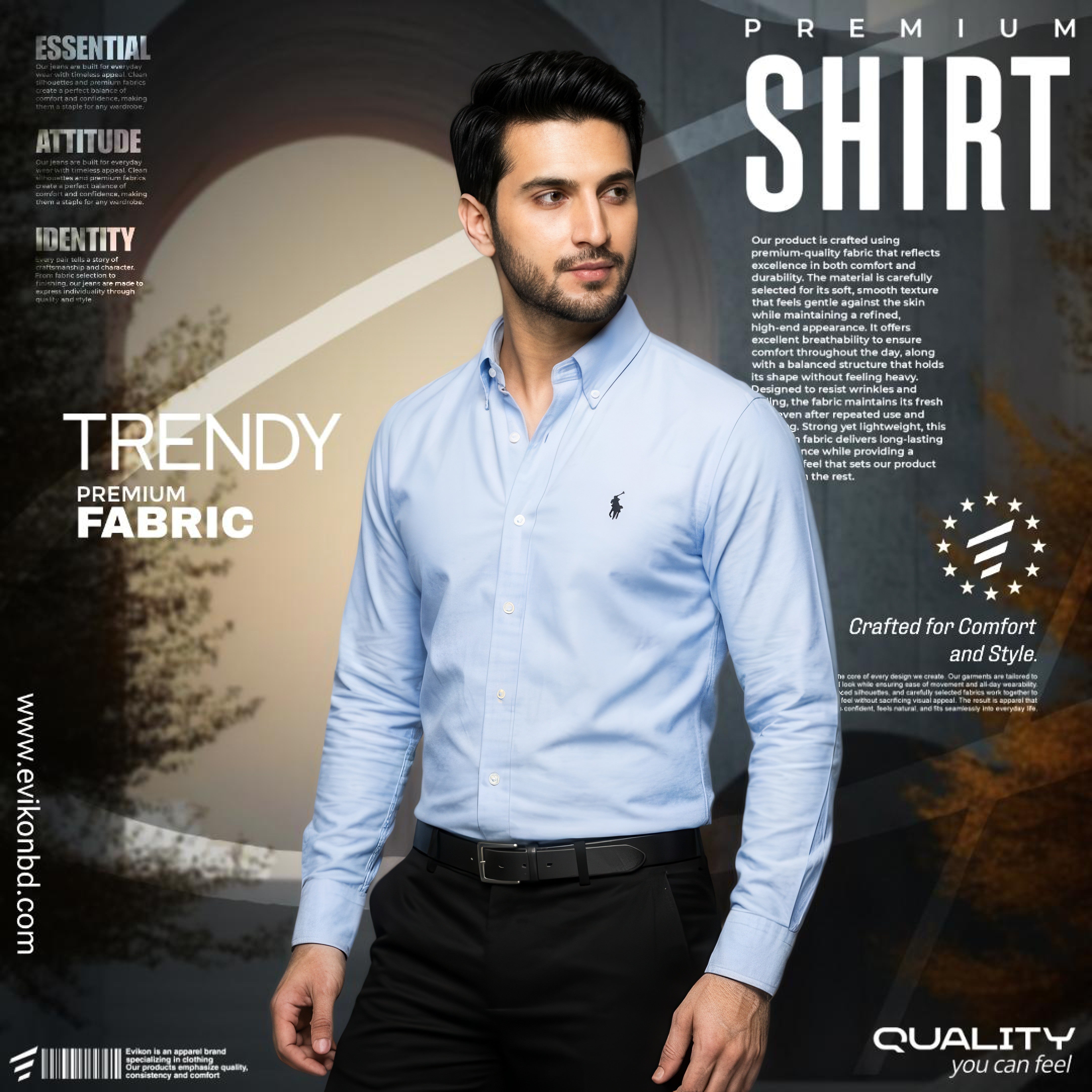 Classic Sky Blue Oxford Shirt