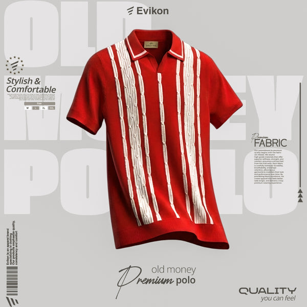 Old Money Polo (Red)