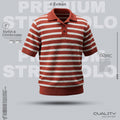 Premium Old Money Polo (Red Orange)