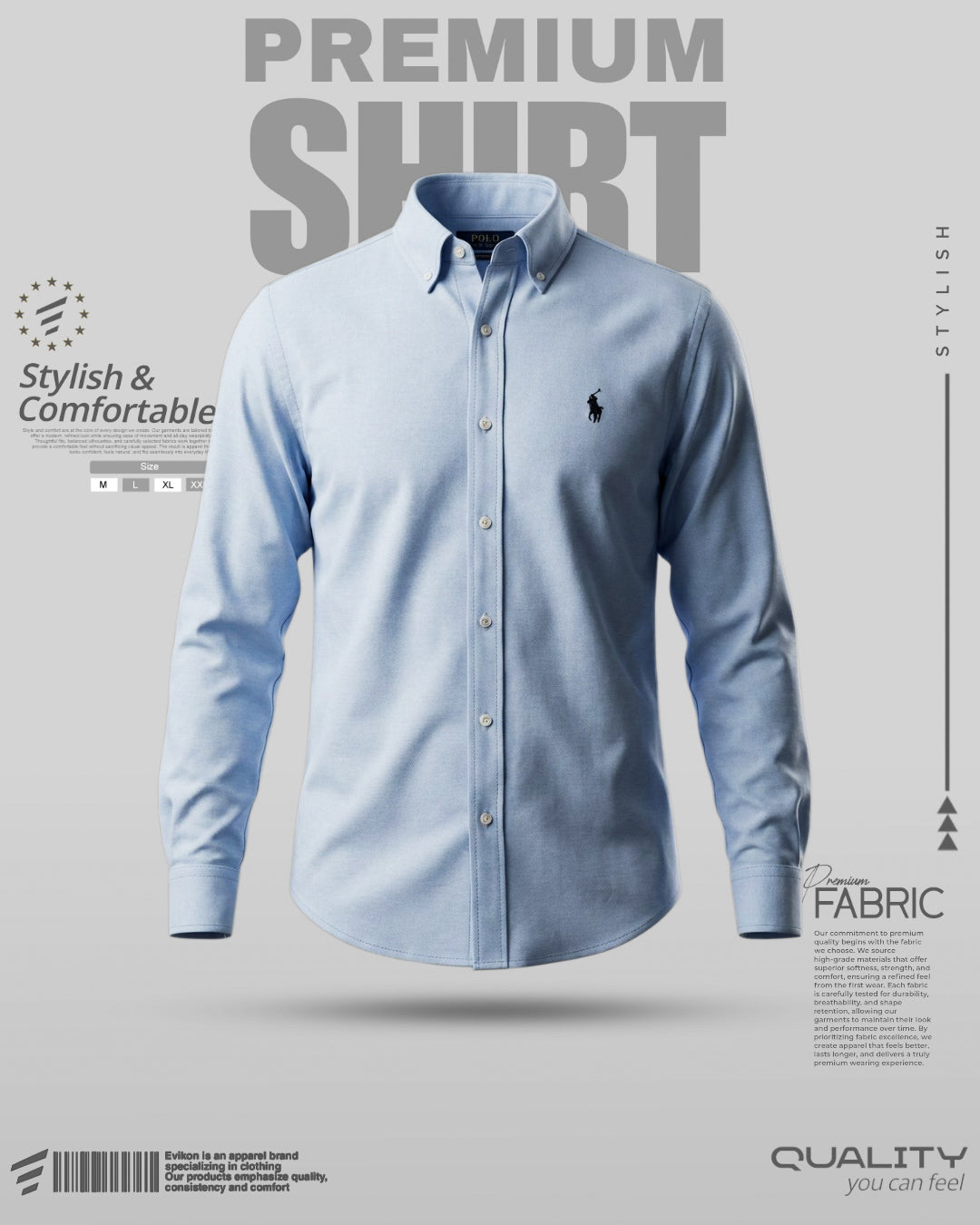 Classic Sky Blue Oxford Shirt