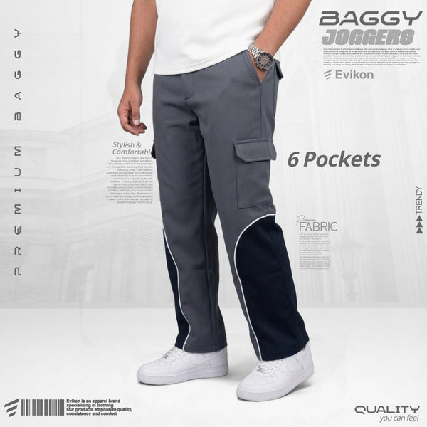 6 Pocket Baggy Pant (Ash)