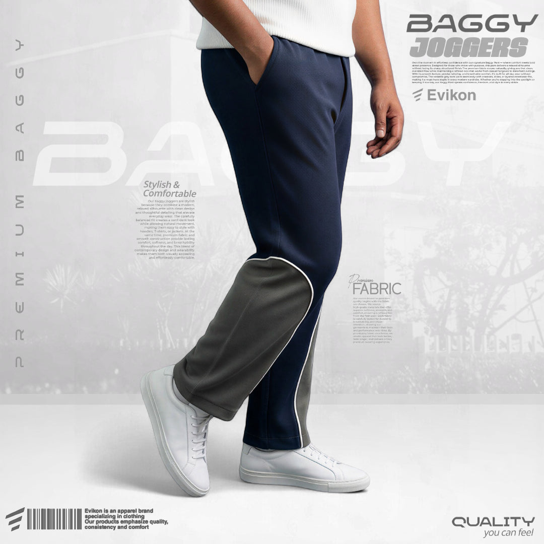 Premium Baggy Pant (Navy)