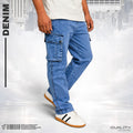Premium 6 Pocket Baggy Jeans (Light Blue)