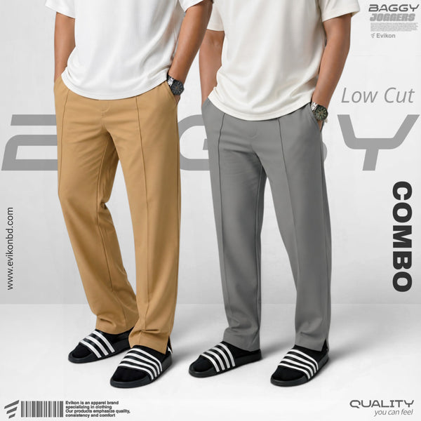 Low Cut Baggy Combo (Ash & Brown)