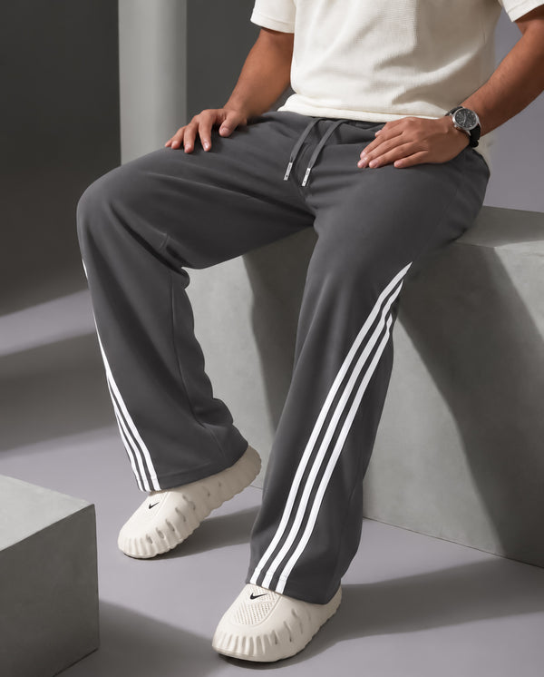 Ash Three Step Baggy Jogger, China waffle, relaxed baggy fit