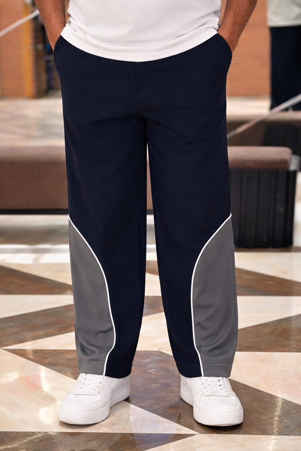 Premium Baggy Pant (Navy)