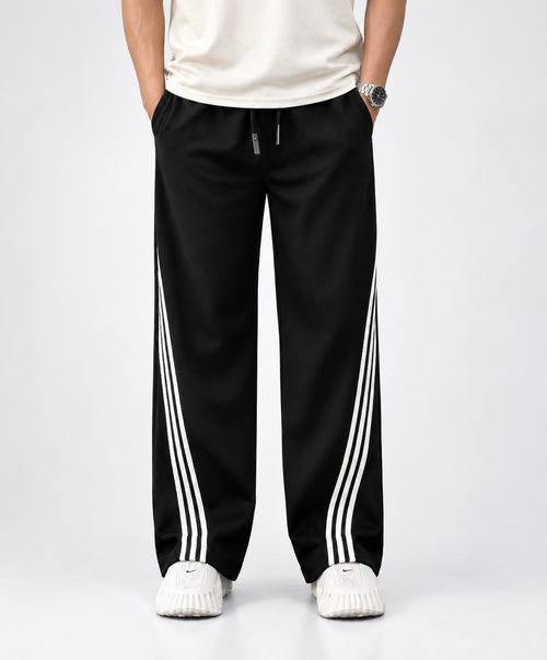 Three Step Baggy Jogger in Black — Evikon